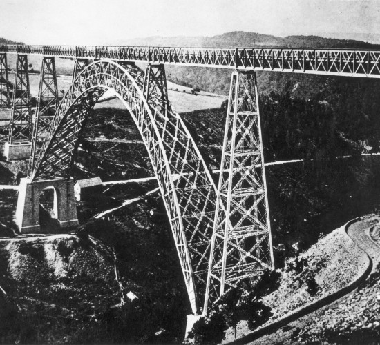 Visión general del viaducto de Garabit