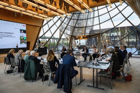 Commission Femmes et Sciences à la tour Eiffel