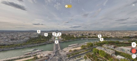 Vista del Trocadéro desde el segundo piso