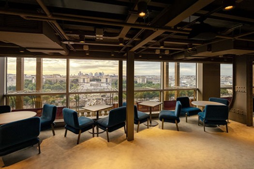 Vista del salón de Madame Brasserie