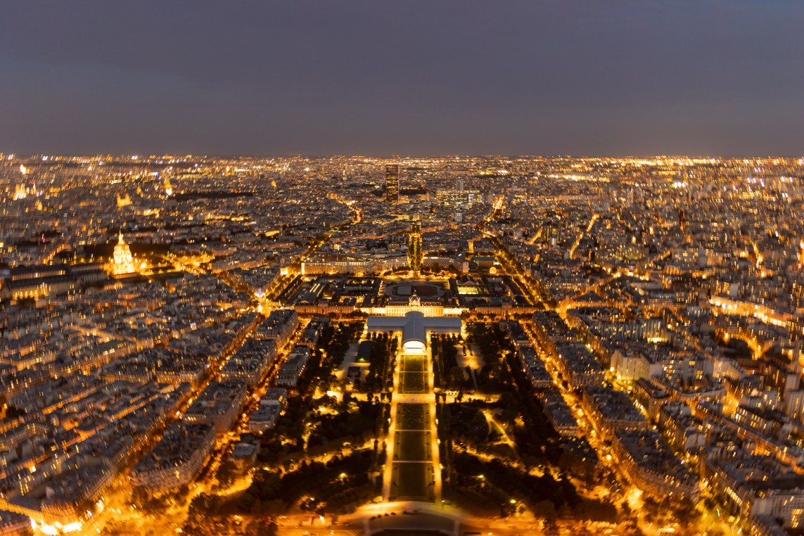 Vista desde la cima Torre Eiffel