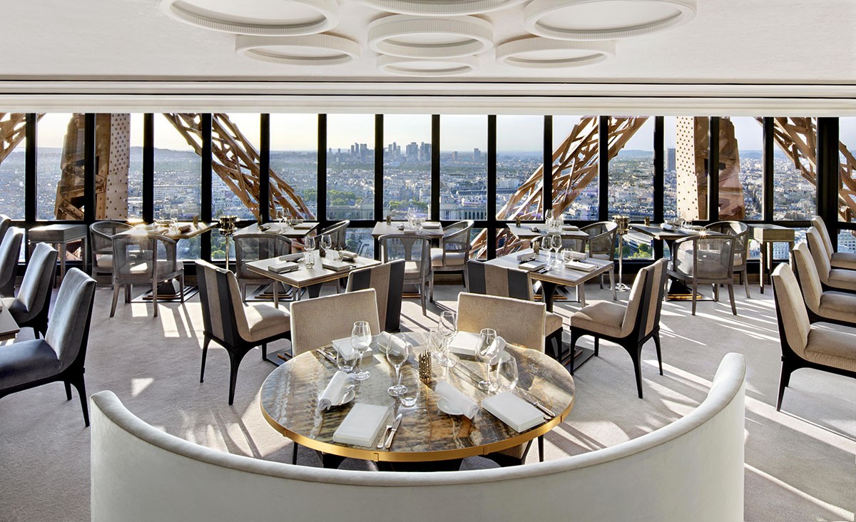 La salle Trocadéro au restaurant Jules Verne